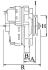 Генератор DACIA/NISSAN/OPEL/RENAULT/VOLVO Movano/Interstar/Laguna/Master/S40 &quot;1,5-2,2&quot; 00&gt;&gt; CARGO 112471 (фото 3)