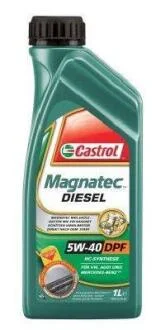 Олива моторна 5W-40 MAGNATEC DIESEL DPF API SN/CF, ACEA C3, GM dexos2, 1л, синт. CASTROL 1502B8