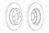 Диск гальмівний передній (кратно 2) Renault Sandero (08-), Clio II (98-16), Logan I (04-) CHAMPION 561235CH (фото 1)