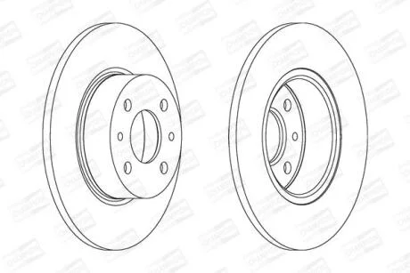 Диск гальмівний CHAMPION 561329CH