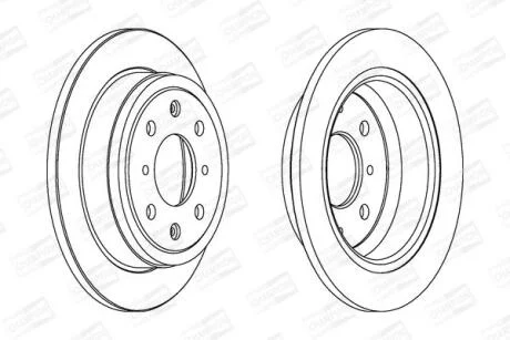 Диск гальмівний CHAMPION 561383CH