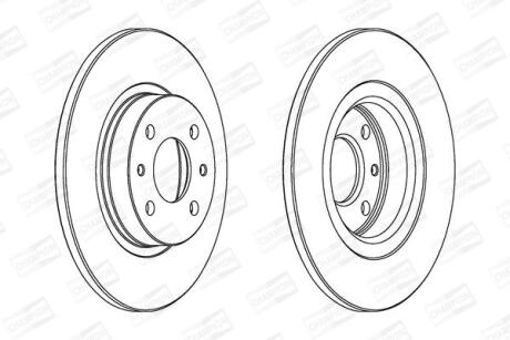 Диск гальмівний CHAMPION 561469CH