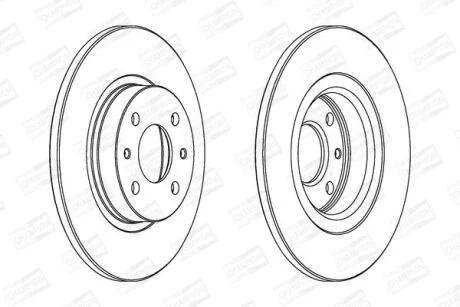 Диск гальмівний CHAMPION 561469CH