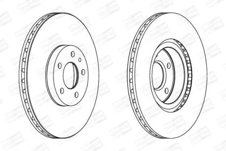 Диск гальмівний CHAMPION 561520CH