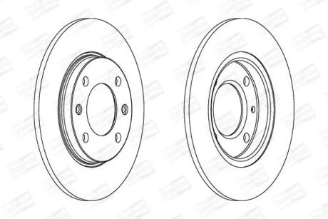 Диск гальмівний CHAMPION 561555CH