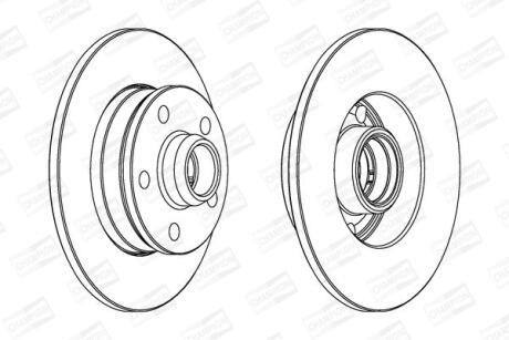 Диск гальмівний CHAMPION 561620CH