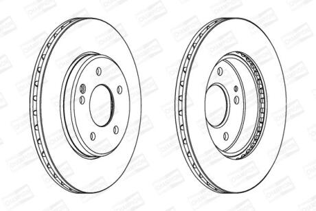 Диск гальмівний CHAMPION 561697CH
