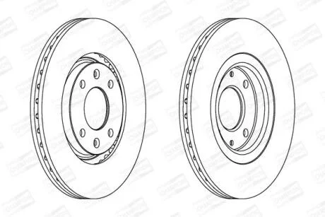 Диск гальмівний CHAMPION 561705CH