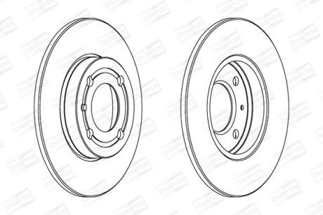 Диск гальмівний CHAMPION 561980CH