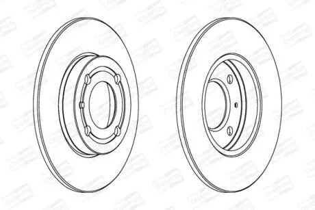 Диск гальмівний CHAMPION 561980CH
