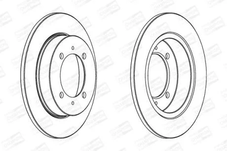 Диск гальмівний CHAMPION 562059CH