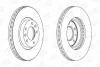 Диск гальмівний передній (кратно 2) Peugeot 407 (04-11), 508 (10-18) CHAMPION 562126CH (фото 1)