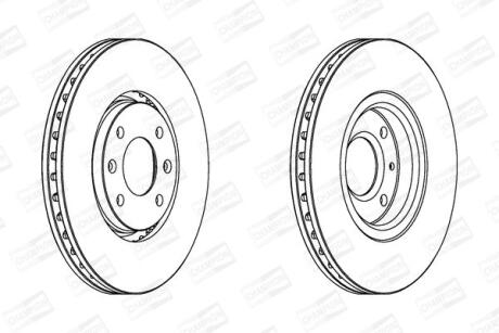 Диск гальмівний CHAMPION 562131CH