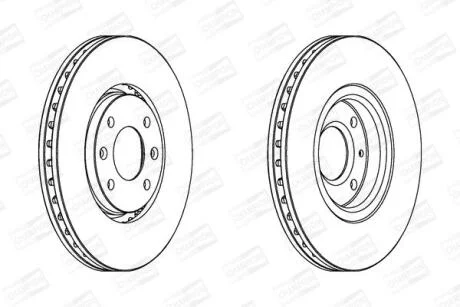 Диск гальмівний CHAMPION 562131CH