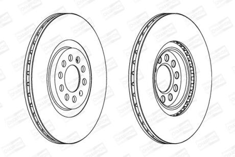 Диск гальмівний CHAMPION 562132CH