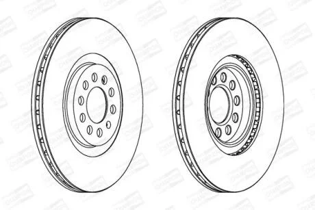 Диск гальмівний CHAMPION 562132CH