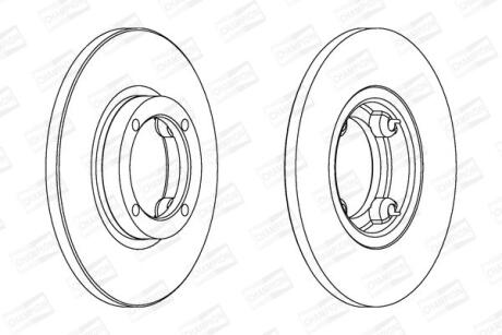 Диск гальмівний CHAMPION 562138CH