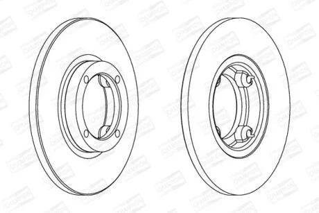 Диск гальмівний CHAMPION 562138CH