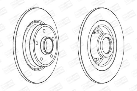 Диск гальмівний CHAMPION 562184CH-1