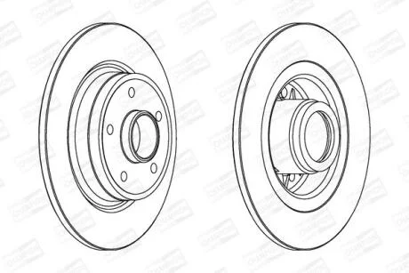 Диск гальмівний CHAMPION 562184CH-1