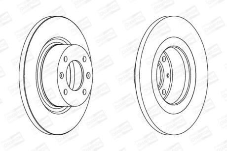 Диск гальмівний CHAMPION 562189CH