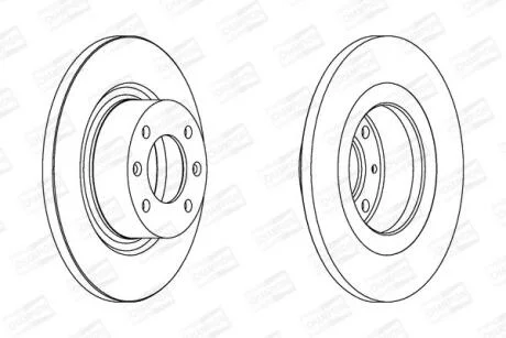 Диск гальмівний CHAMPION 562189CH