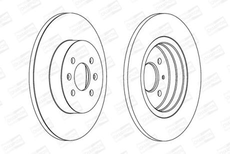 Диск гальмівний CHAMPION 562201CH