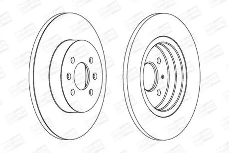 Диск гальмівний CHAMPION 562201CH