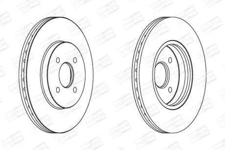 Диск гальмівний CHAMPION 562206CH