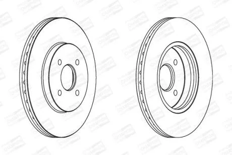Диск гальмівний CHAMPION 562206CH