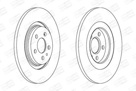 Диск гальмівний CHAMPION 562246CH
