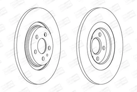 Диск гальмівний CHAMPION 562246CH