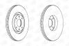 Диск гальмівний передній (кратно 2) Citroen C4 Grand Picasso I (UA_) (06-13), C4 I (LC_) (04-14) CHAMPION 562267CH (фото 1)