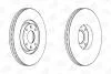 Диск гальмівний передній (кратно 2) Citroen C4 Grand Picasso I (UA_) (06-13), C4 I (LC_) (04-14) CHAMPION 562267CH (фото 1)