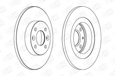 Диск гальмівний CHAMPION 562293CH