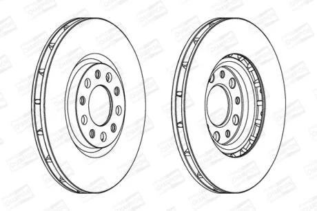 Диск гальмівний CHAMPION 562299CH