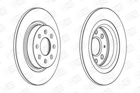 Диск гальмівний CHAMPION 562305CH
