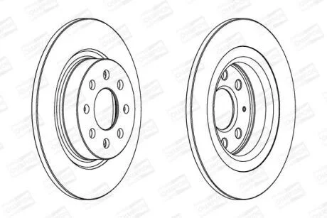 Диск гальмівний CHAMPION 562305CH