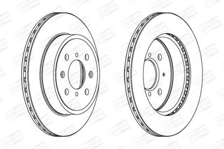 Диск гальмівний CHAMPION 562308CH
