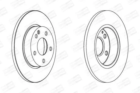 Диск гальмівний CHAMPION 562309CH