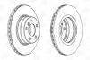 Диск гальмівний передній (кратно 2) Bmw 5 (E39) (95-03), 5 (E60) (01-10) CHAMPION 562320CH (фото 1)
