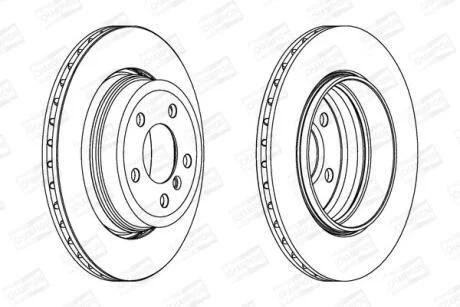 Диск гальмівний CHAMPION 562327CH-1