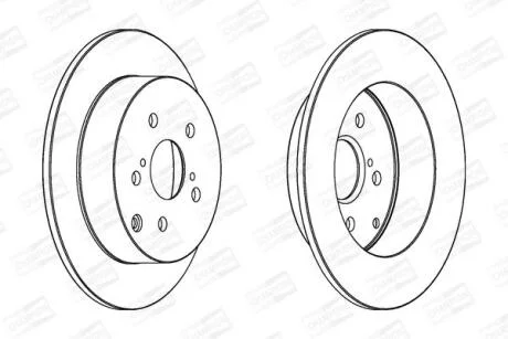 Диск гальмівний CHAMPION 562415CH