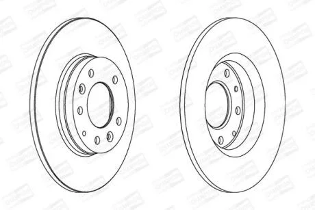 Диск гальмівний CHAMPION 562416CH