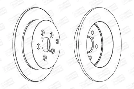 Диск гальмівний CHAMPION 562418CH