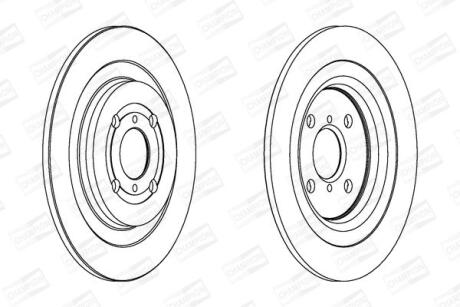 Диск гальмівний CHAMPION 562422CH