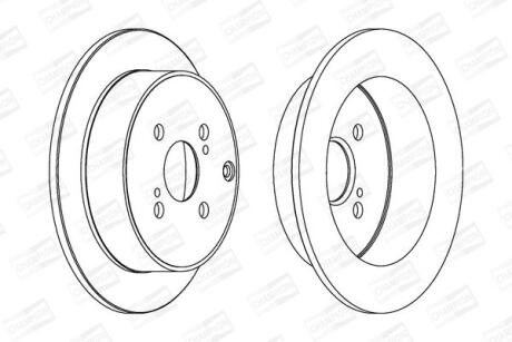 Диск гальмівний CHAMPION 562431CH