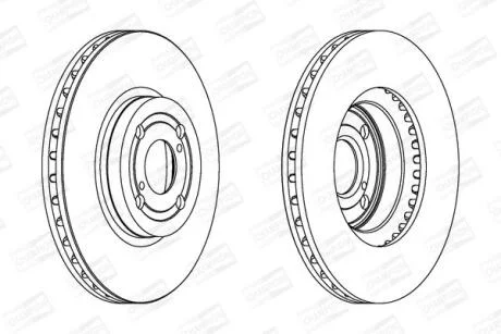 Диск гальмівний CHAMPION 562435CH
