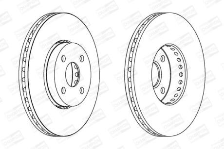 Диск гальмівний CHAMPION 562436CH
