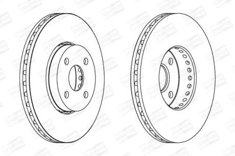 Диск гальмівний CHAMPION 562436CH